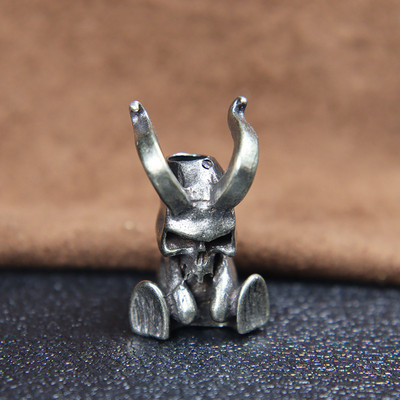 Punk messingist Little Devil Noapärli ripatsid võtmehoidja EDC taskulambi kaelarihmade jaoks