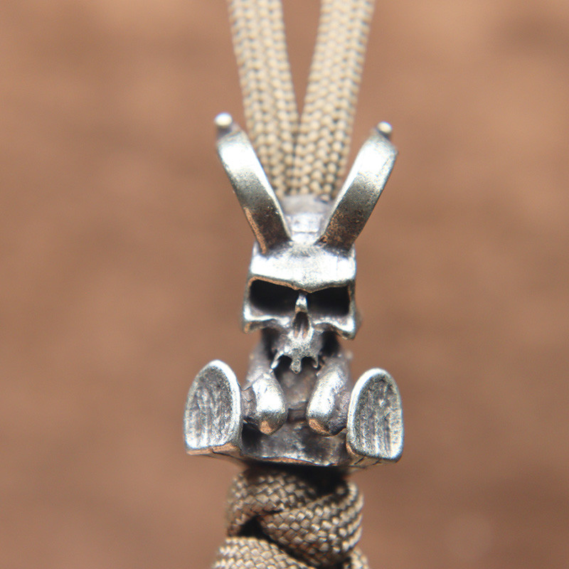 Punk messingist Little Devil Noapärli ripatsid võtmehoidja EDC taskulambi kaelarihmade jaoks