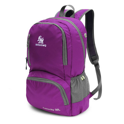 30L suure mahutavusega kaasaskantav õues mägironimise kokkupandav seljakott nailonist spordiseljakott Kantav matkareisi matkakott