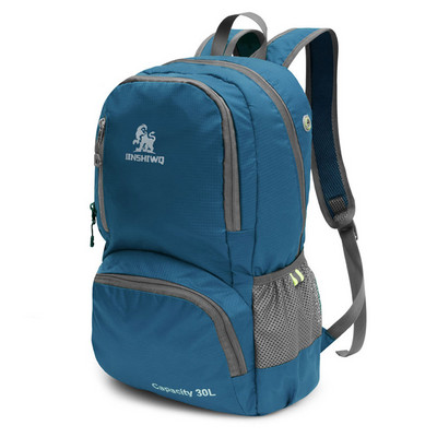 30L suure mahutavusega kaasaskantav õues mägironimise kokkupandav seljakott nailonist spordiseljakott Kantav matkareisi matkakott