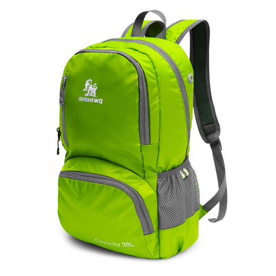 30L suure mahutavusega kaasaskantav õues mägironimise kokkupandav seljakott nailonist spordiseljakott Kantav matkareisi matkakott