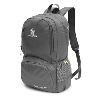 30L suure mahutavusega kaasaskantav õues mägironimise kokkupandav seljakott nailonist spordiseljakott Kantav matkareisi matkakott