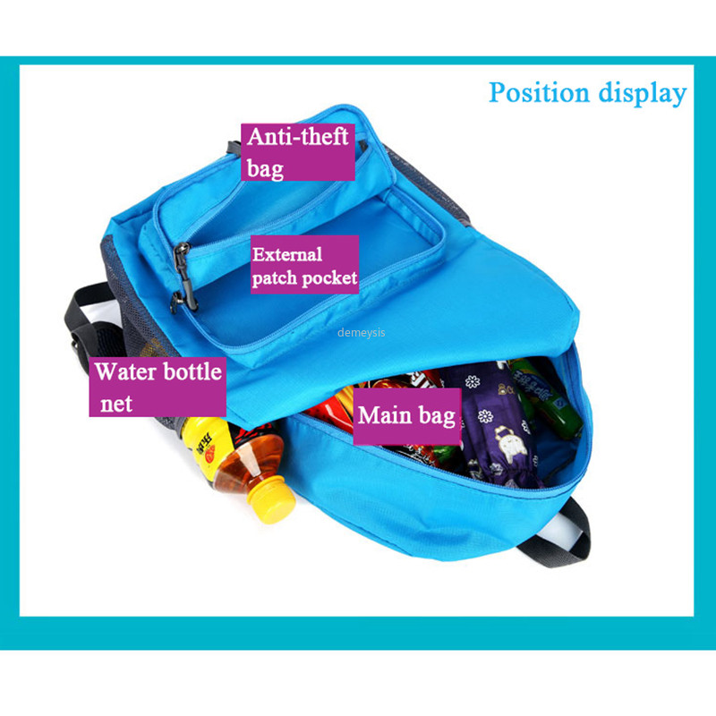 Rucsac pentru drumeții în aer liber, impermeabil, pentru camping, trekking, alpinism, ultraușoare, bărbați, femei, călătorie, ciclism, sport, rucsac