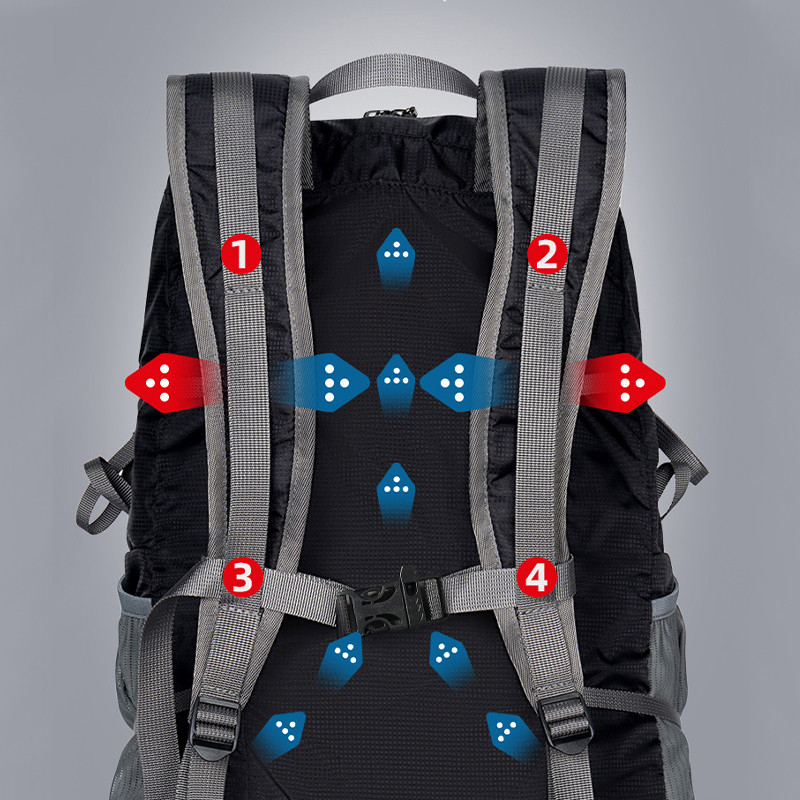 28L ultralaki sklopivi ruksak za muškarce i žene, torbe za preživljavanje za sportove na otvorenom, ruksak za planinarenje