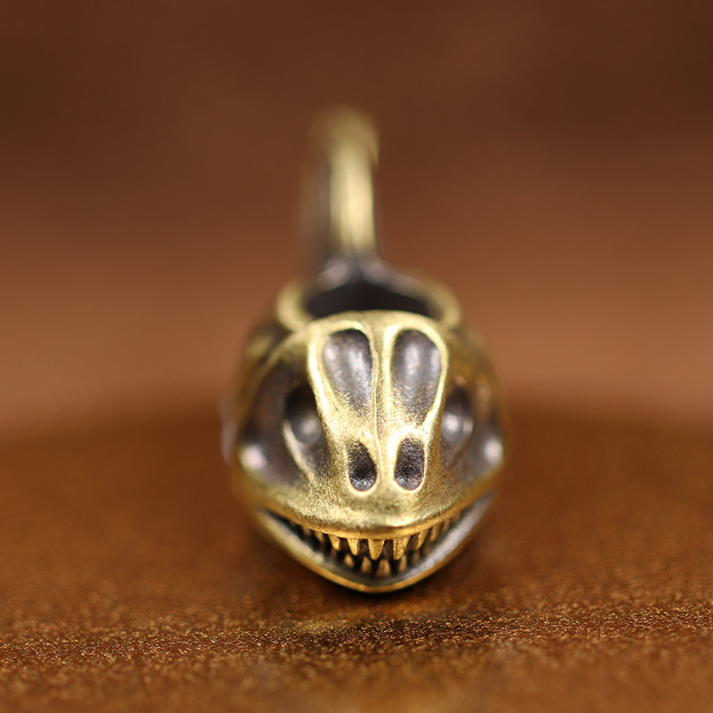 Hai luustik messingist noahelmed EDC välistingimustes isetegemise jaoks Paracord kootud tarvikud Paelad Ripatsid Vihmavarju köis Taskulambi riided