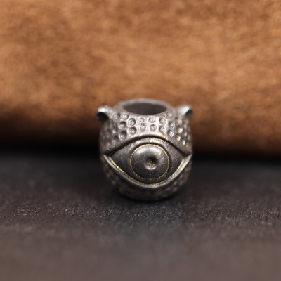 Üks Silm Animal Messingist Nuga Helmes Punk Vintage DIY Paracord Käevõrud Aksessuaarid Välistingimustes EDC Tool Vihmavarju Köis Ripatsid Ripatsid