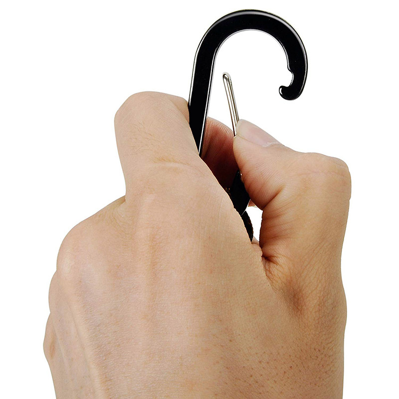 Breloc tactic Paracord cu carabinier Snur împletit militar Utilitate EDC Instrument de supraviețuire pentru chei Cuțit Echipament de camping în aer liber