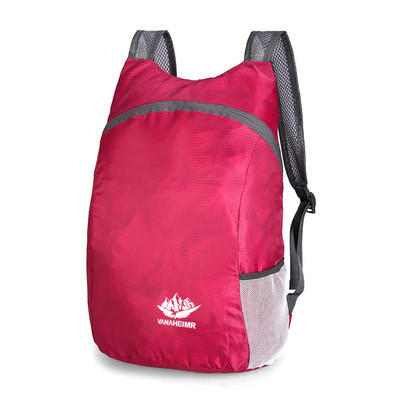 Neilona kabatas mugursoma Elpojošas salokāmas alpīnisma mugursomas Ūdensizturīgas vieglas vīriešiem Sievietēm pārgājieniem Makšķerēšanai