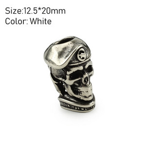 Samurai alamă albă cuțit margele scut umbrelă funie EDC cupru paracord mărgele bricolaj rucsac accesorii