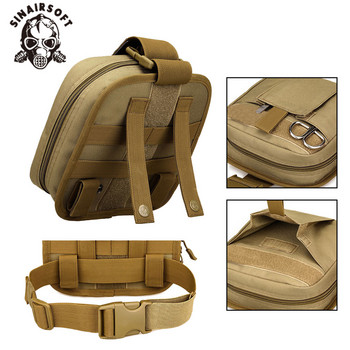 Тактическа чанта за крака West bag Водоустойчива военна чанта Molle system Комплект за първа помощ Медицинска чанта Туризъм Лов Трекинг Чанта за крака