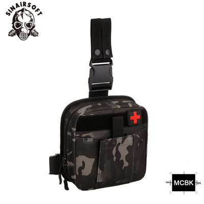 Taktikaline jalakott läänekott Veekindel sõjaväekott Molle süsteemi esmaabikomplekt Meditsiiniline kott Matkajahil ja matkajal kott