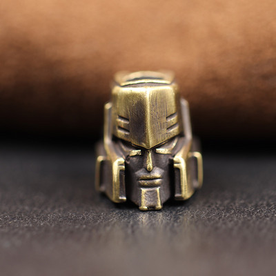 Karštas filmo veikėjas Šalmas žalvarinis peilio karoliukas EDC lauko „pasidaryk pats“ „Paracord“ priedai Austi dirželiai pakabukai papuošalai apyrankių pakabukai