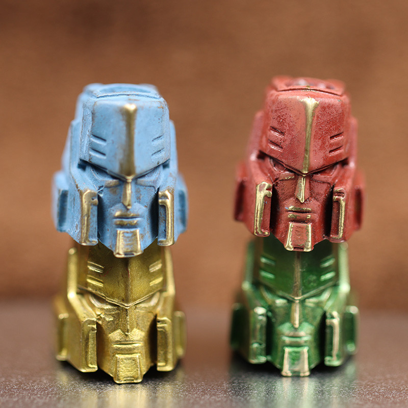 Karštas filmo veikėjas Šalmas žalvarinis peilio karoliukas EDC lauko „pasidaryk pats“ „Paracord“ priedai Austi dirželiai pakabukai papuošalai apyrankių pakabukai