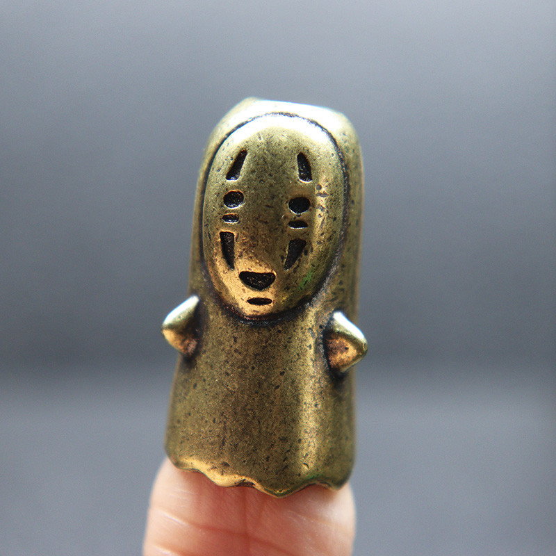 Alamă desen animat anime fantomă fără chip Paracord margele bricolaj umbrelă frânghie pandantive accesorii bijuterii fără față cuțit masculin șnur EDC