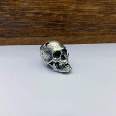 Kolju messingist noa helmed vihmavarju köis helmed õues lillede tera pealuu Paracord helmed