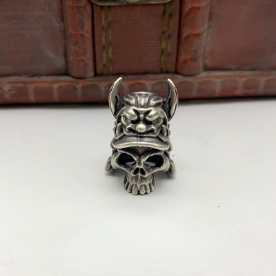 Metal alamă robot războinic cuțit margele EDC DIY Paracord țesut șnur pandantiv accesorii instrumente fierbinte film personaj sculptură cap