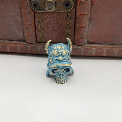 Metal alamă robot războinic cuțit margele EDC DIY Paracord țesut șnur pandantiv accesorii instrumente fierbinte film personaj sculptură cap