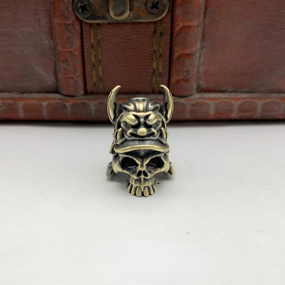 Metal alamă robot războinic cuțit margele EDC DIY Paracord țesut șnur pandantiv accesorii instrumente fierbinte film personaj sculptură cap