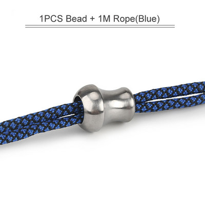 Vihmavarju köie tarvikud Titaanisulamist noahelmed DIY Paracordi helmeste võtmehoidja tarvikud