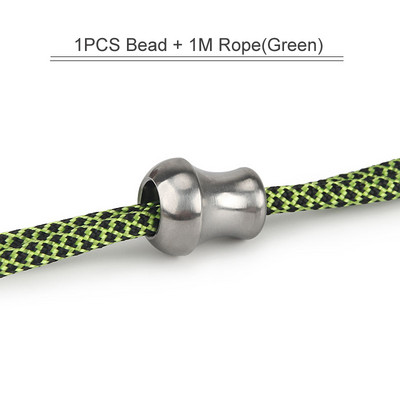 Vihmavarju köie tarvikud Titaanisulamist noahelmed DIY Paracordi helmeste võtmehoidja tarvikud