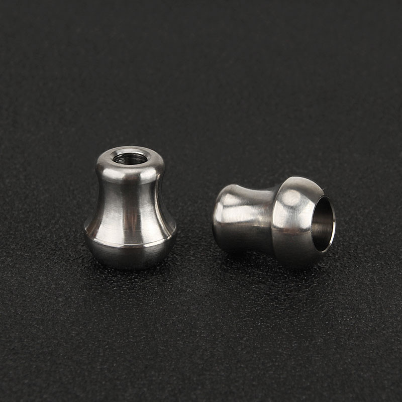 Vihmavarju köie tarvikud Titaanisulamist noahelmed DIY Paracordi helmeste võtmehoidja tarvikud