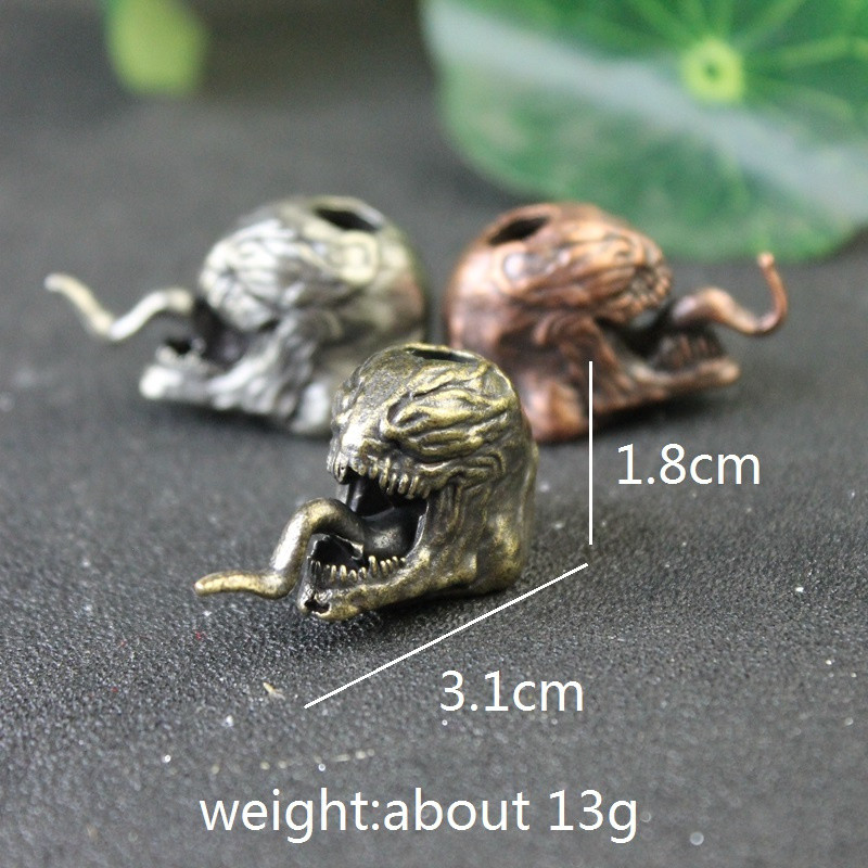 Messingist filmitegelane Antikangelane Paracord nugahelmed, kaelapael, ripats EDC õues ellujäämise vihmavarju köis käevõru DIY tarvikud