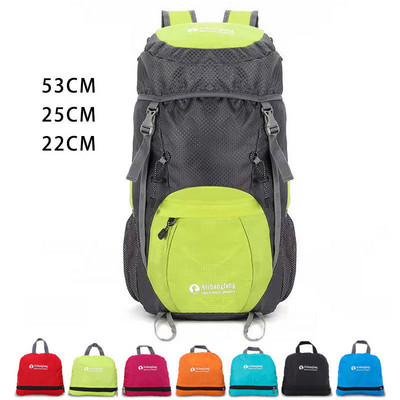 Rucsac de drumeție pentru camping, 35 l, impermeabil, pentru alpinism în aer liber, geantă pliabilă ultra ușoară, bărbați, femei, geantă de călătorie de capacitate mare