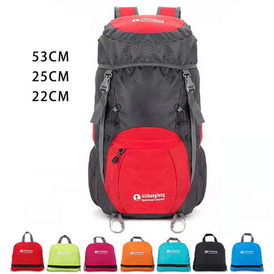 Rucsac de drumeție pentru camping, 35 l, impermeabil, pentru alpinism în aer liber, geantă pliabilă ultra ușoară, bărbați, femei, geantă de călătorie de capacitate mare