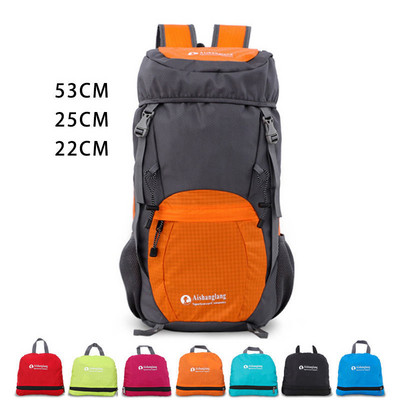 Rucsac de drumeție pentru camping, 35 l, impermeabil, pentru alpinism în aer liber, geantă pliabilă ultra ușoară, bărbați, femei, geantă de călătorie de capacitate mare