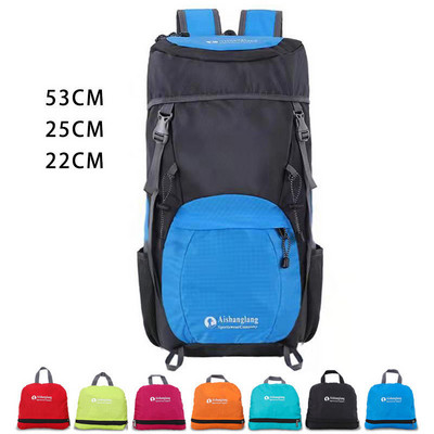 Rucsac de drumeție pentru camping, 35 l, impermeabil, pentru alpinism în aer liber, geantă pliabilă ultra ușoară, bărbați, femei, geantă de călătorie de capacitate mare