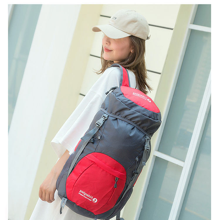 Rucsac de drumeție pentru camping, 35 l, impermeabil, pentru alpinism în aer liber, geantă pliabilă ultra ușoară, bărbați, femei, geantă de călătorie de capacitate mare