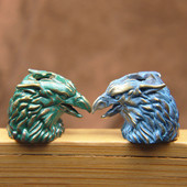 Griffin Eagle Head Lõvi keha Messingist Nuga Helmed Paelad Ripatsid Paracord Charms Eagle Beak EDC Välistingimustes DIY Aksessuaarid Ehted