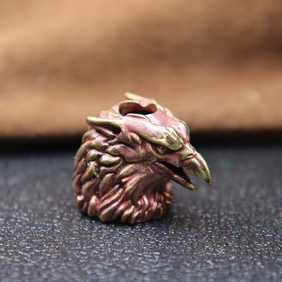 Griffin Eagle Head Lõvi keha Messingist Nuga Helmed Paelad Ripatsid Paracord Charms Eagle Beak EDC Välistingimustes DIY Aksessuaarid Ehted