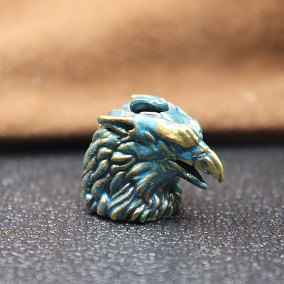 Griffin Eagle Head Lõvi keha Messingist Nuga Helmed Paelad Ripatsid Paracord Charms Eagle Beak EDC Välistingimustes DIY Aksessuaarid Ehted