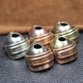 Hot Game Special Force Movable Helmet Knife Bead Brass Keychain Lanyard Pendant Army Fans DIY Paracord Bracelet Charms Аксесоар