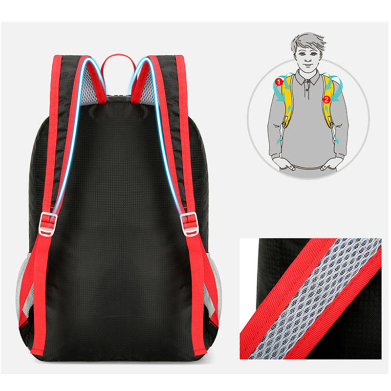 Къмпинг Спортна раница Мъжка пътна чанта за жени Туризъм Сгъваема туристическа опаковка Трекинг през рамо Bolsas Женска ученическа раница