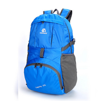 35L лека найлонова сгъваема раница Многоцветна водоустойчива спортна на открито, къмпинг, туризъм, пътни сгъваеми чанти