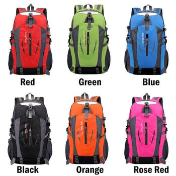 Нова 40L унисекс водоустойчива мъжка, дамска раница за пътуване, пакет за спортна чанта, раница за планинарство на открито, туризъм, катерене, къмпинг