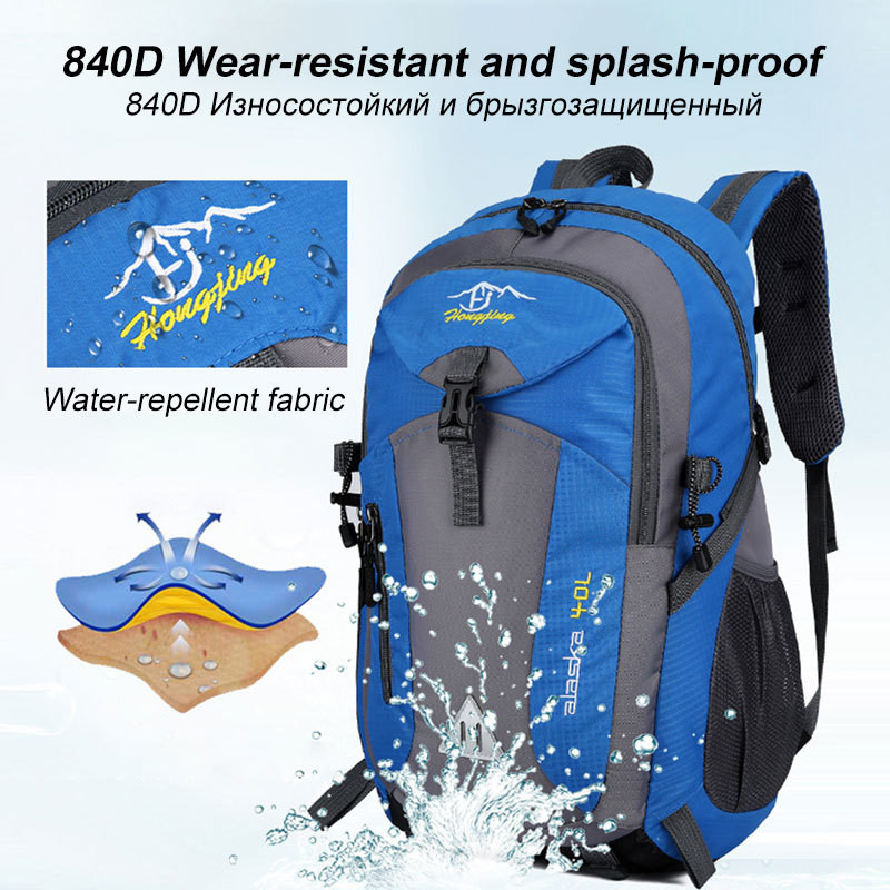 Rucsaci de exterior de 40 L Geantă portabilă de sport pentru camping, impermeabilă, respirabilă, pentru alpinism, genți de umăr pentru drumeții.