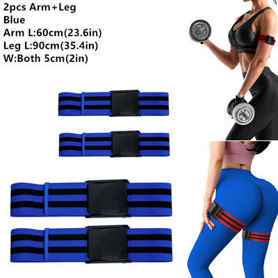 Treening BFR oklusioonirihmad Kulturism Tõstmine Käte Jalg Lihaste Kasv Verevoolu piiravad Rihmad Fitness Jõusaali varustus