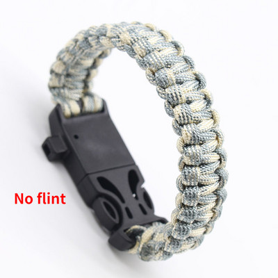 Daugiafunkcinis karinis avarinis išgyvenimas „Paracord“ 4 mm apyrankė, lauko grandiklis, švilpukas, sagtis „Paracord“ įrankiai 550 „Paracord“