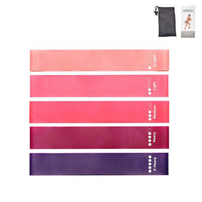 5Pcs/Set Yoga otporne trake za istezanje TPE Loop Oprema za vježbanje Fitness oprema Vježbe snage Vježbe za tijelo Pilates Vježbe snage