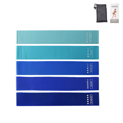 5Pcs/Set Yoga otporne trake za istezanje TPE Loop Oprema za vježbanje Fitness oprema Vježbe snage Vježbe za tijelo Pilates Vježbe snage