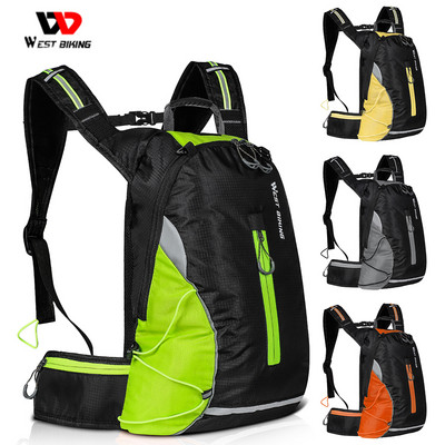 WEST BIKING 10L/16L раница за колоездене Водоустойчива свръхлека чанта за велосипеди Открита раница за планински туризъм, катерене, туризъм