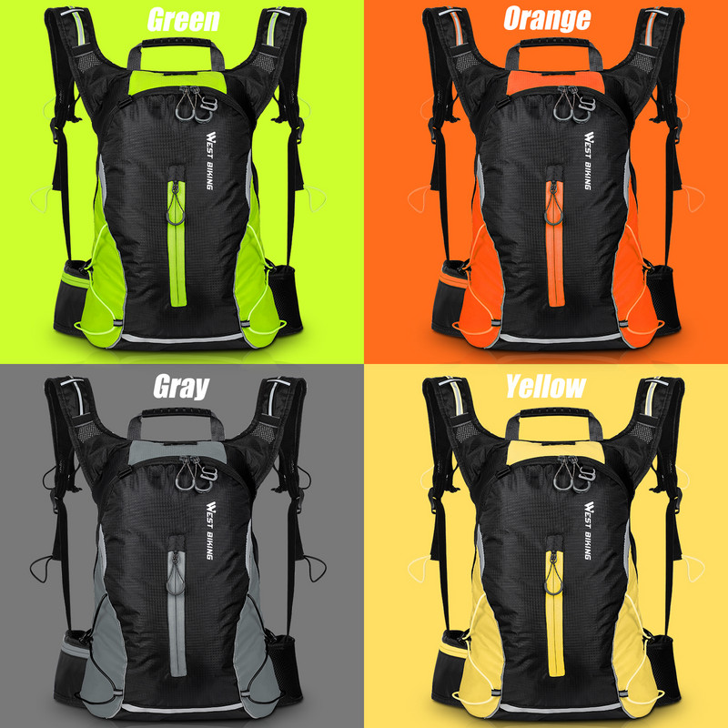 WEST BIKING 10L/16L rattaseljakott Veekindel ülikerge jalgrattakott välistingimustes mägironimiseks matkamiseks ronimisreisi seljakott