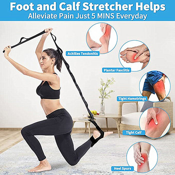 1Pcs Γιόγκα Flexibility Stretching Leg Stretch Strap for Ballet Cheer Dance Gymnastics Trainer Yoga Flexibility Leg Stretch ζώνη