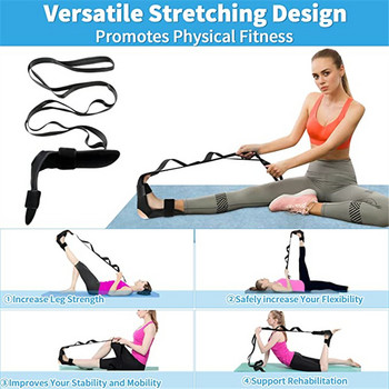 1Pcs Γιόγκα Flexibility Stretching Leg Stretch Strap for Ballet Cheer Dance Gymnastics Trainer Yoga Flexibility Leg Stretch ζώνη