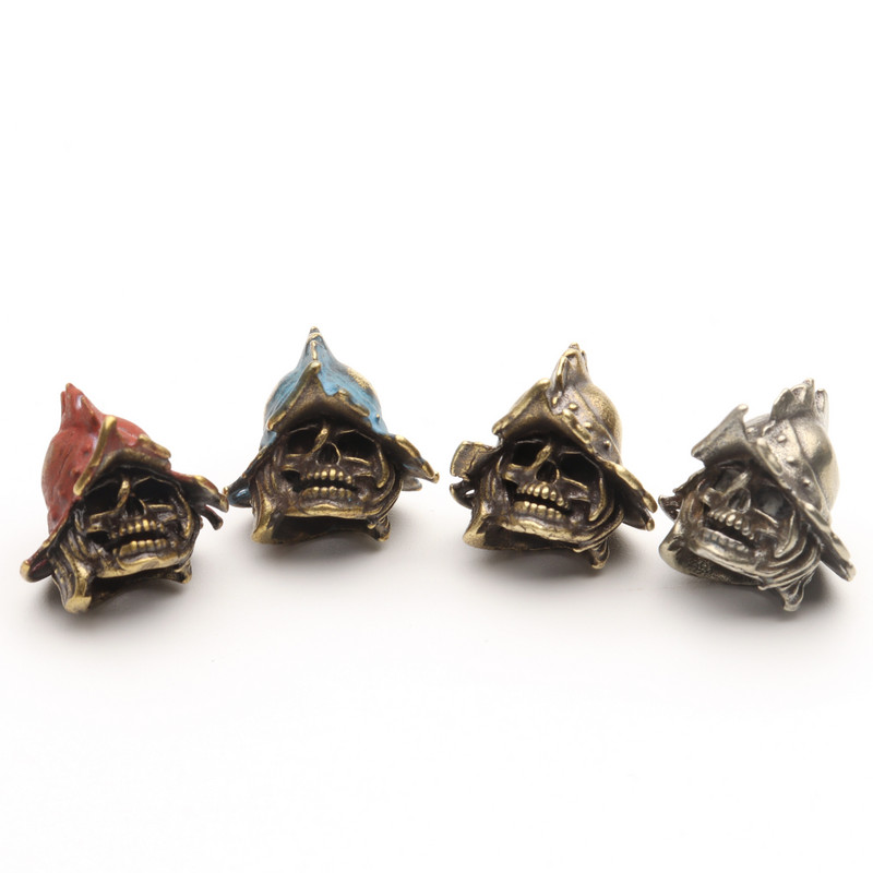 Craniu de diavol Casca Cuțit Pandantiv Personalitate Cuțit din alamă Mărgele Paracord Accesorii EDC