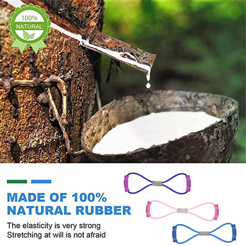 Gym 8 Word bandă elastică piept dezvoltator cauciuc expansor frânghie sport antrenament benzi de rezistență echipament fitness antrenament yoga