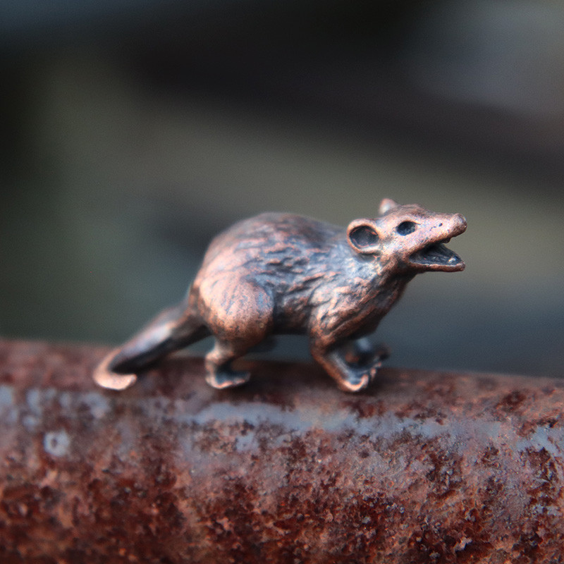 Tähtkuju loomad rotid kujukesed messingist nuga helmed taskulamp kaelaripatsid armsad hiired EDC paracord DIY välitööriistad tarvikud